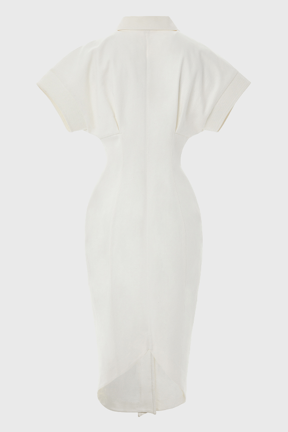 Платье с окантовкой