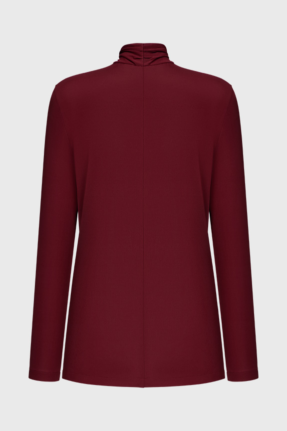 Блуза бордовая